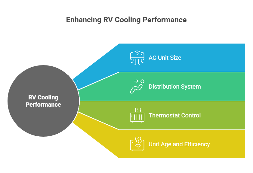 Enhancing RV Cooling Performance